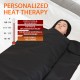 SAUNA PRO fast sweating 3 zone infrared sauna blanket with bag