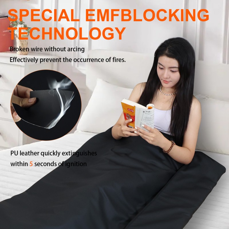 SAUNA PRO fast sweating 3 zone infrared sauna blanket with bag