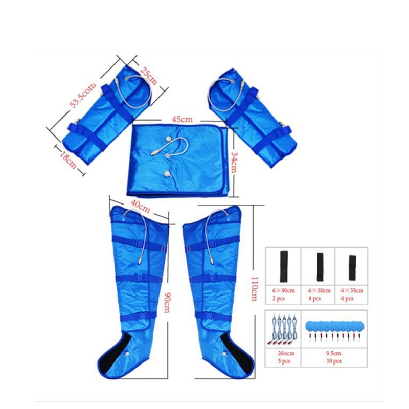 3 in 1 pressotherapy lymphatic drainage machine full body suit