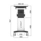 beauty machine trolley cart