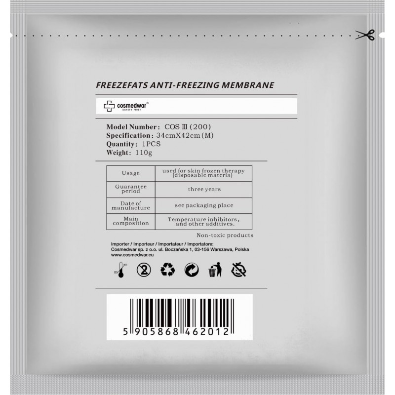 cryolipolysis antifreeze membrane